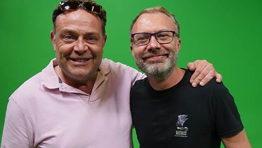 Filming with John Thompson Filming with John Thompson image