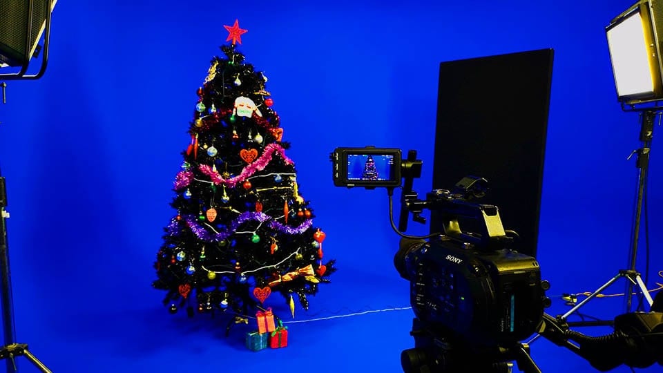 Studio for Christmas Commercials