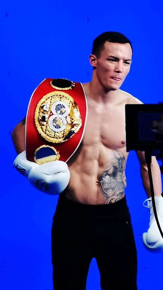 Josh Warrington Blue Screen Filming at Galleon Studios Josh Warrington Blue Screen Filming at Galleon Studios image