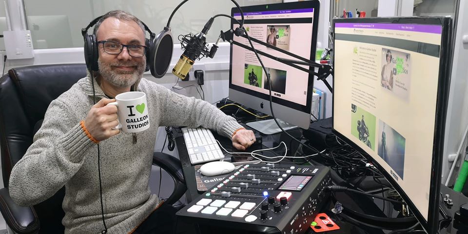 rodecaster in use at Galleon Studios image