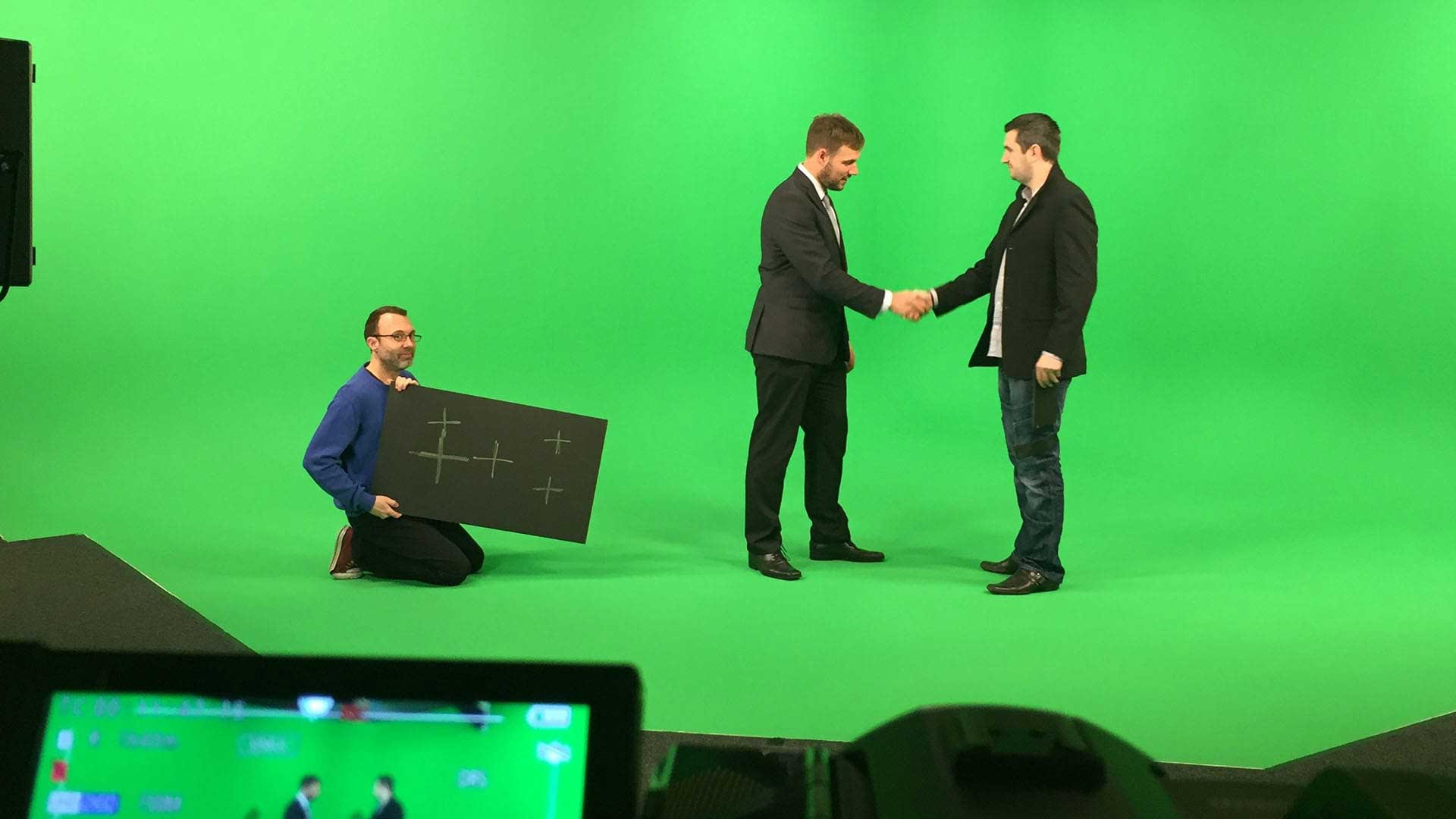 Video Production Manchester video production on green screen in Manchester
