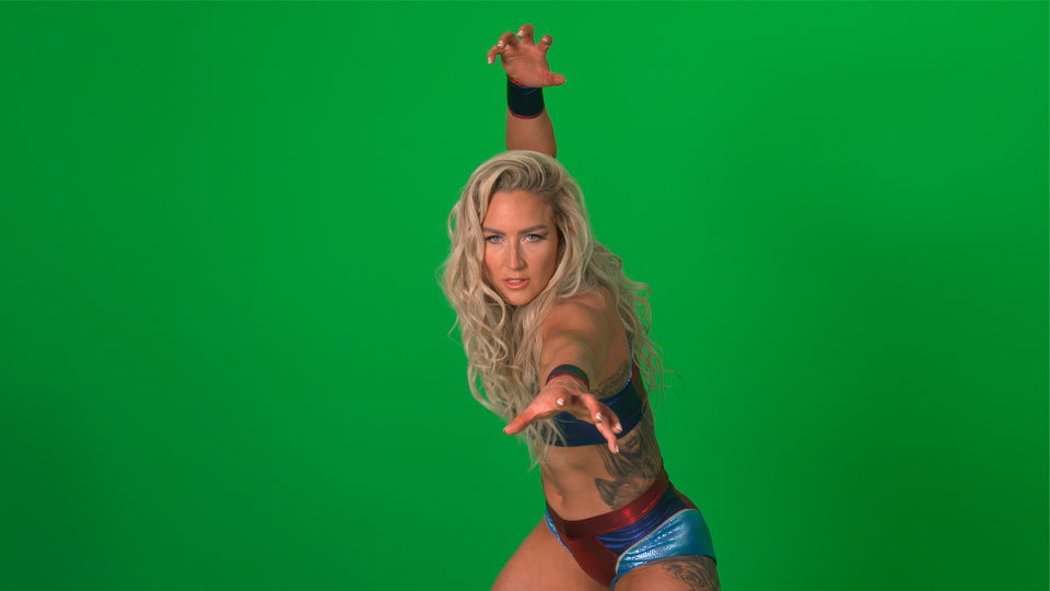 Sabre from Gladiators at the studio hire near Leeds image