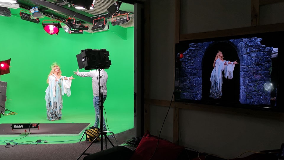virtual production at Galleon Studios Manchester image