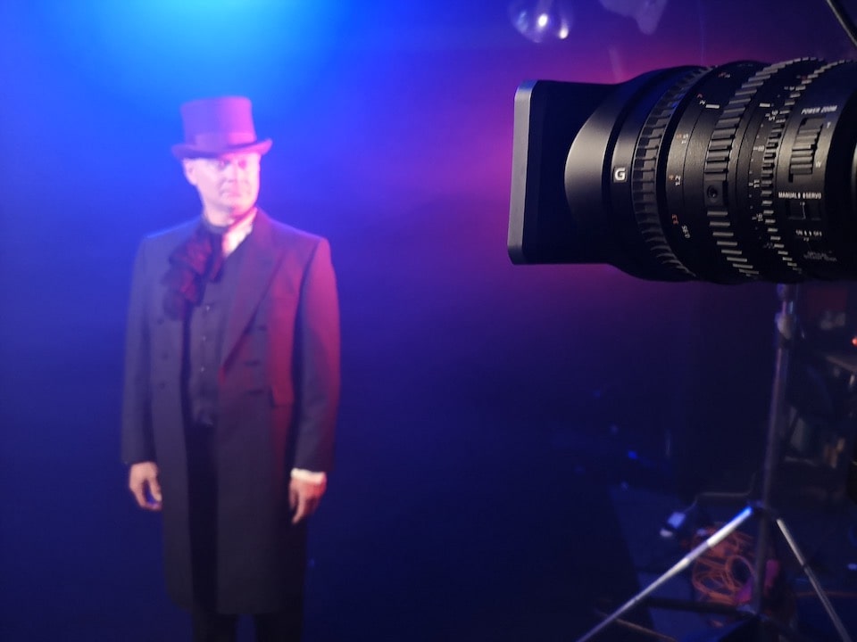 filming in the Manchester studios filming in the Manchester studios image